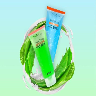 Facial Exfoliating Gel Soft Clean Weekly Peeling Aloe Vera
